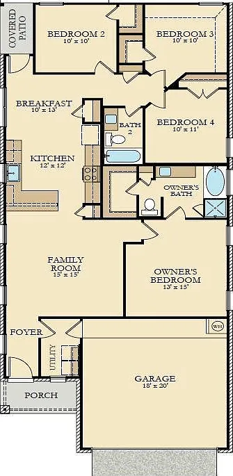 4 bed, 1538 sqft, $2,150 — Photo 3