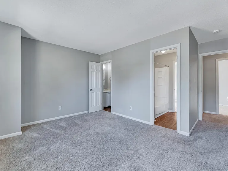 The bedrooms are spacious and can fit a king size bed