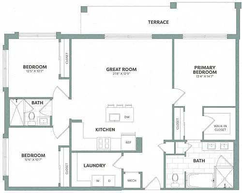 Floor plan Medalist