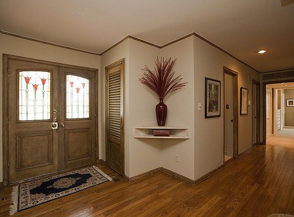 Beautifully detailed entrance of home