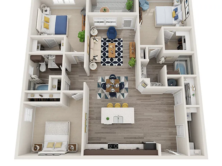 C1 floor plan Art House