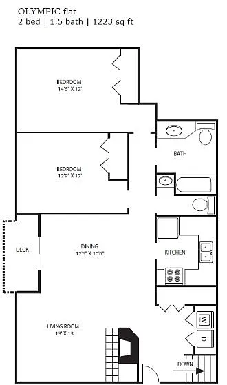 Floor plan Olympic