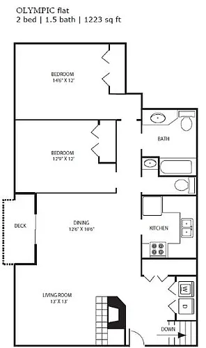 Floor plan Olympic