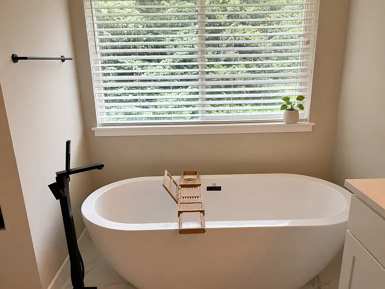 Standalone Tub in Master Bathroom
