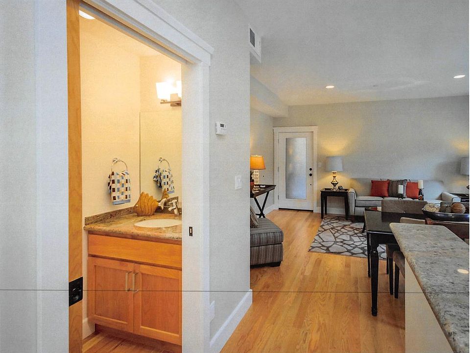 Half bath on living floor