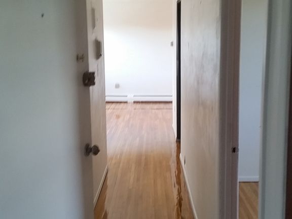 Hall with closets