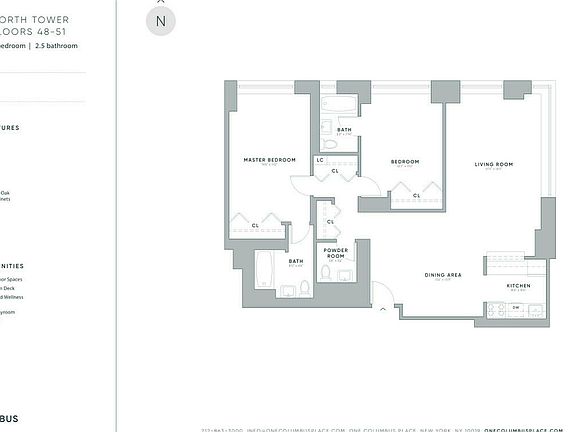 2nd image of 1 Columbus Pl APT N50a