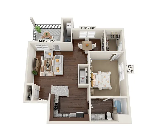 Floor plan Black Willow