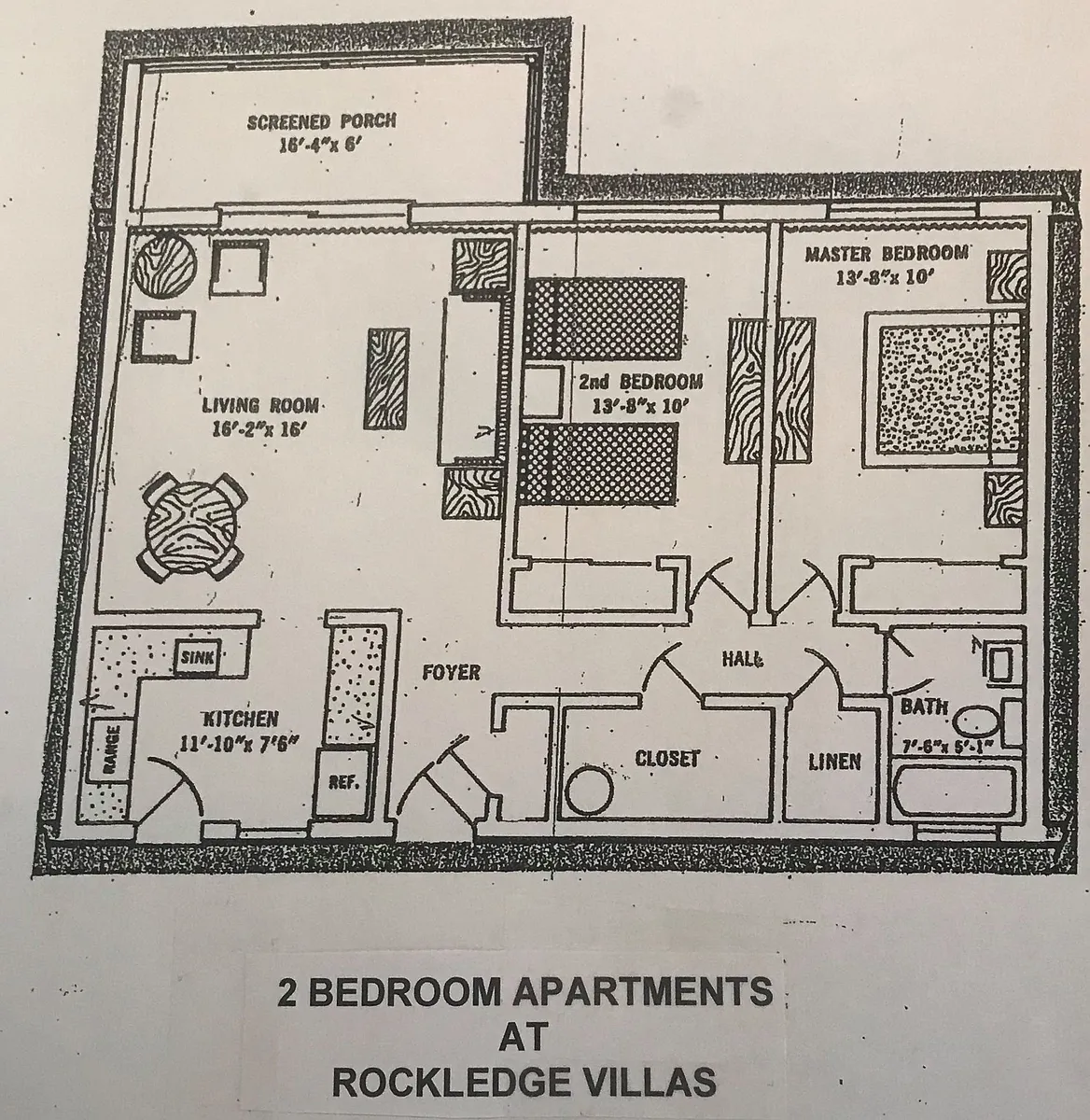 Floor plan 2 Bedroom Floor Plan