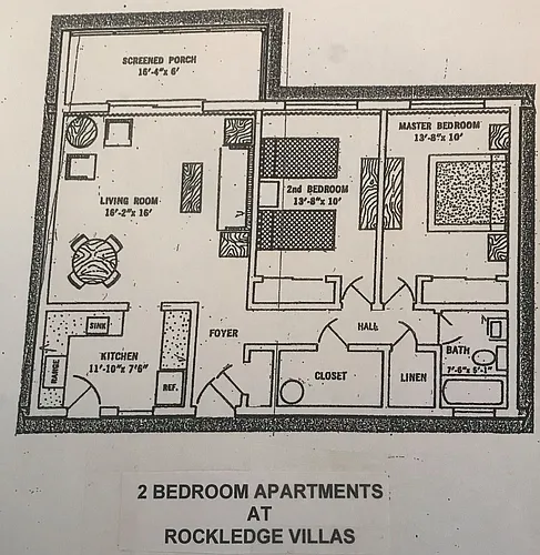 Floor plan 2 Bedroom Floor Plan