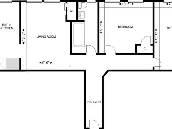 2nd image of 521 W 122nd St #34R