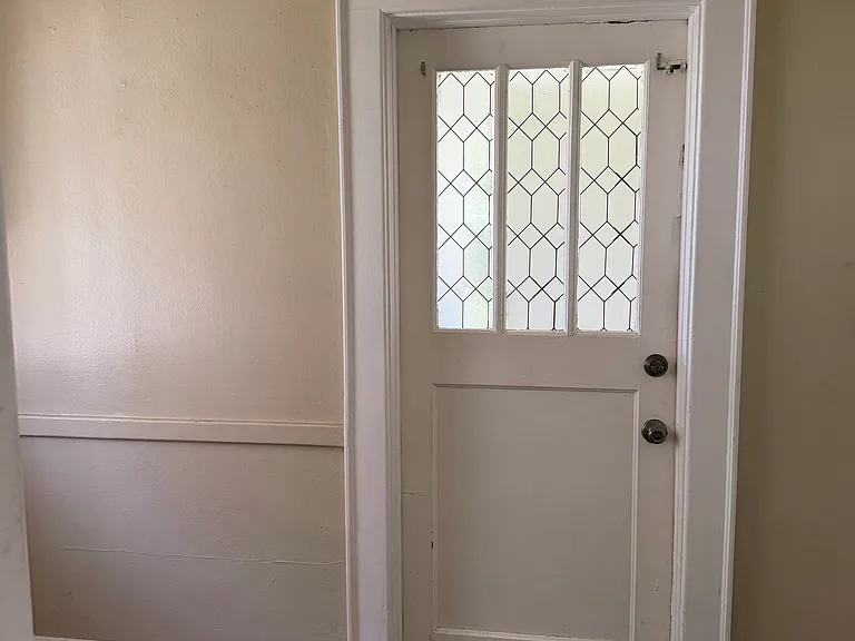 back door located in breakfast nook
