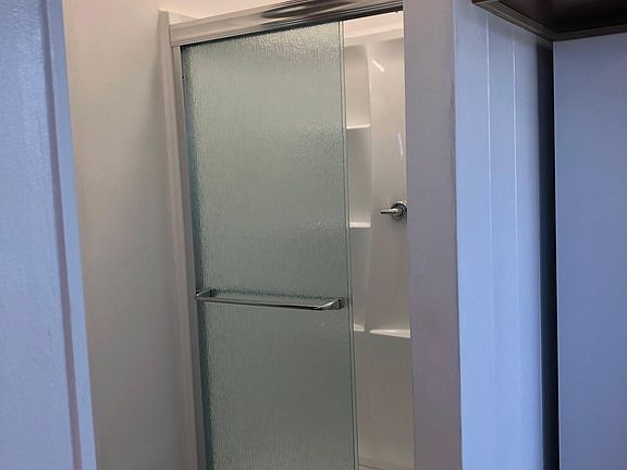 New shower.