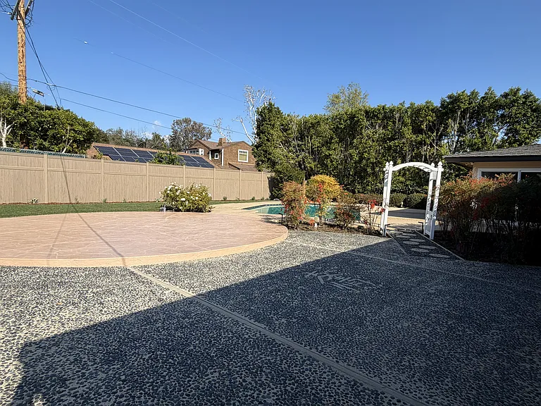 Backyard view