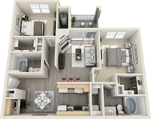 Floor plan B2A- Signature
