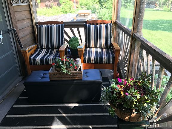 Large screened in porch