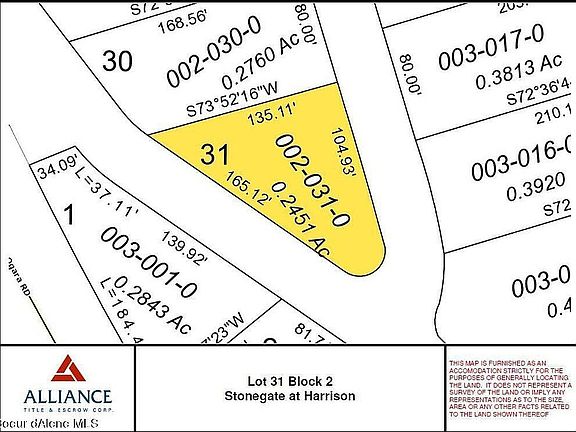 2nd image of LOT 31 BLOCK 2 Stonegate