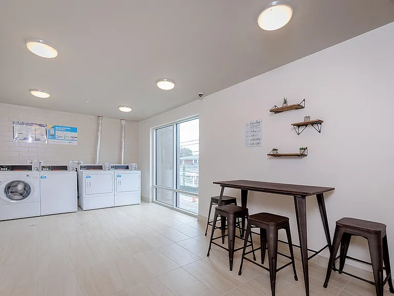 Laundry facilities on each floor at Glenville CircleNorth