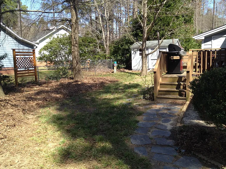 Fenced Backyard