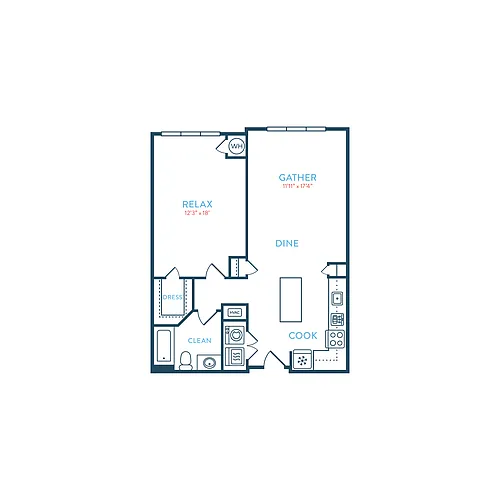 Floor plan Berkeley A2