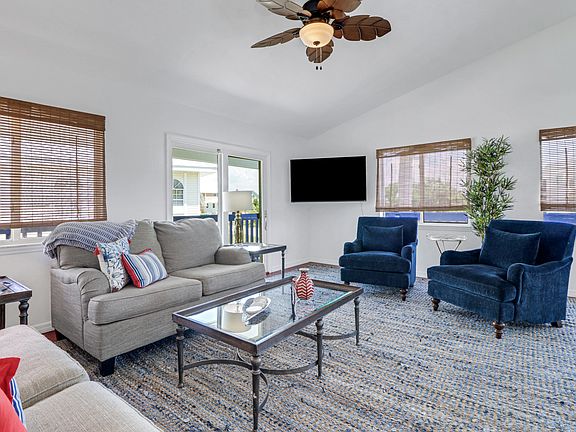 Bright and airy living area.