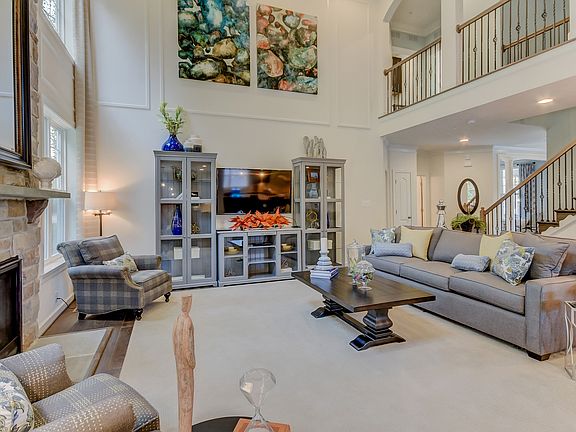 Two-story family room