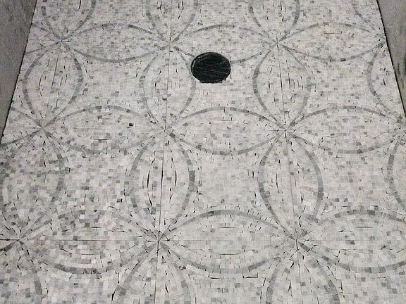 Master shower floor
