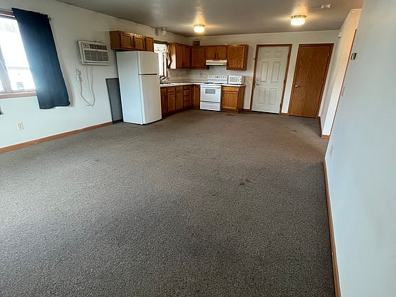 Living room and kitchen