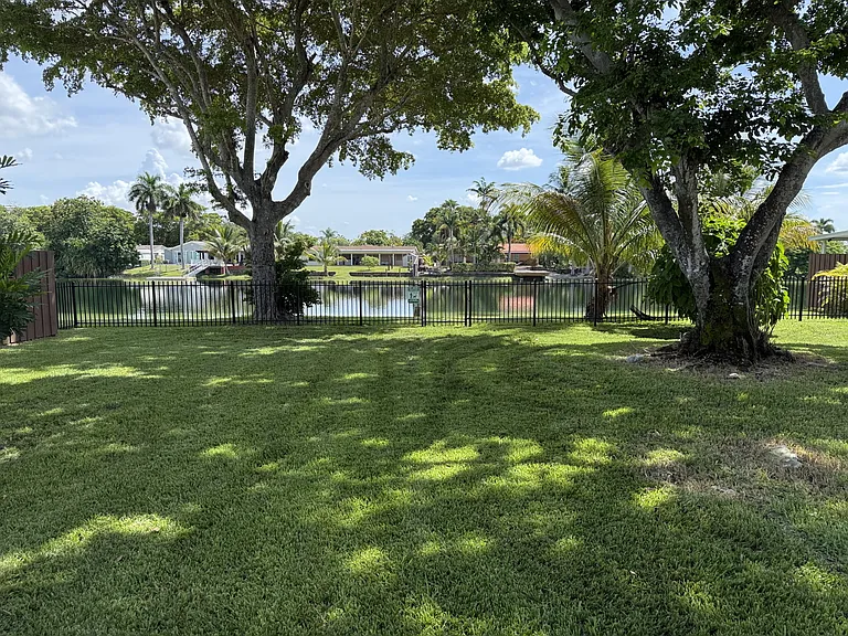 Garden on the lake