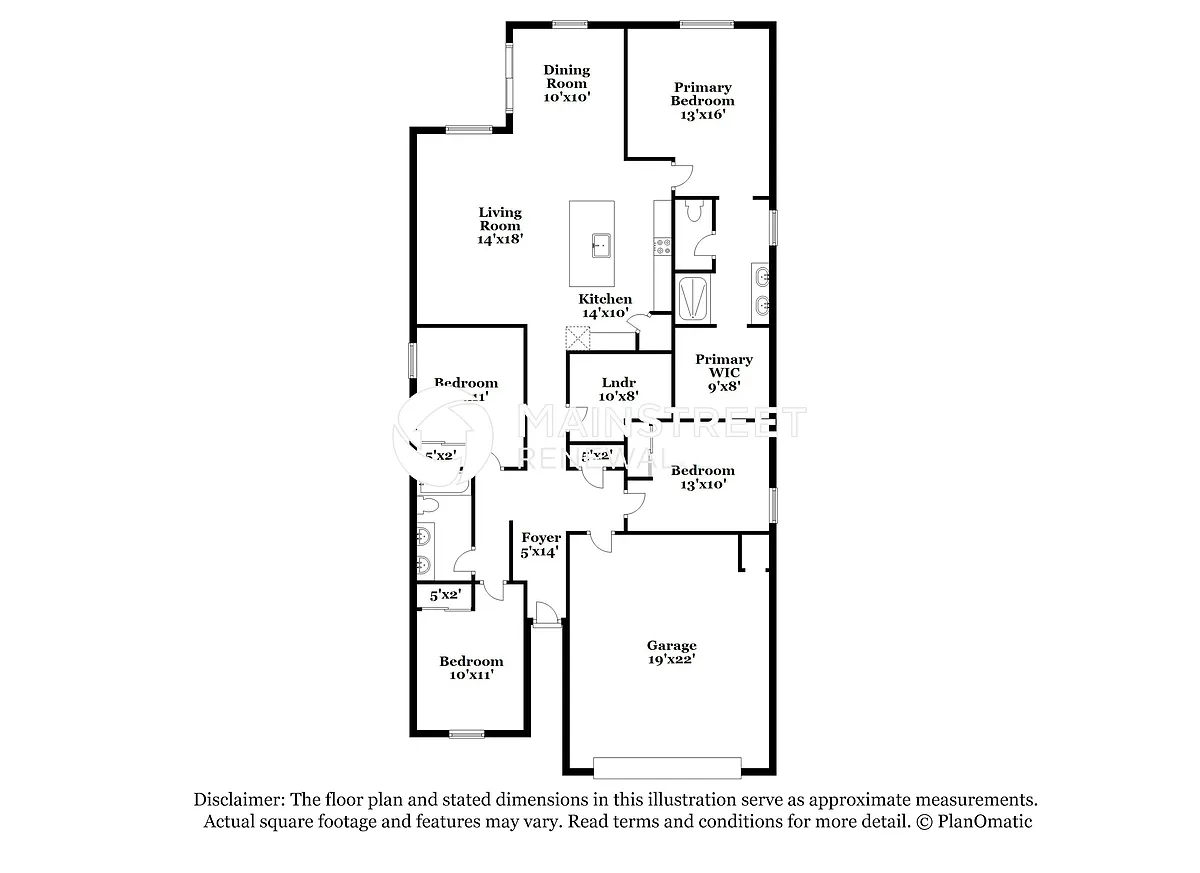 Floor Plan - 10916 S 55th Ln