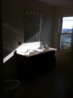 Double Vanity in Large Bathroom