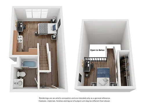 Floor plan Studio Loft