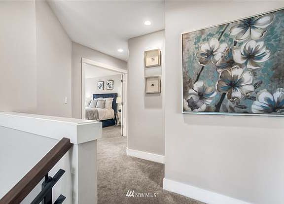 Stairwell and upstairs hallway