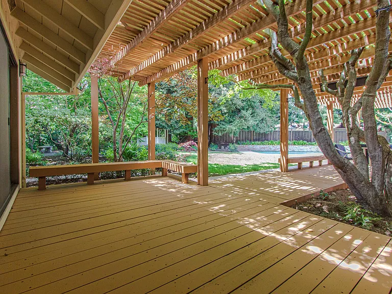 Deck off master bedroom suite