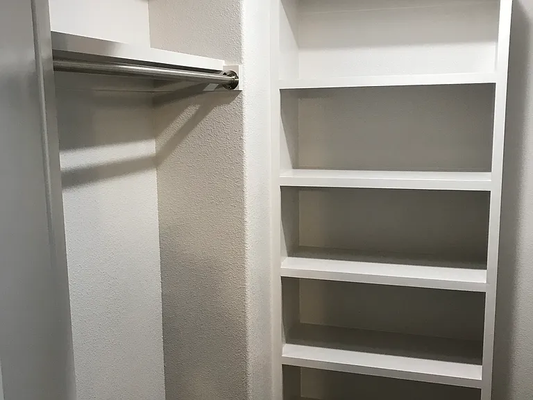 2nd floor rear bedroom walk in closet