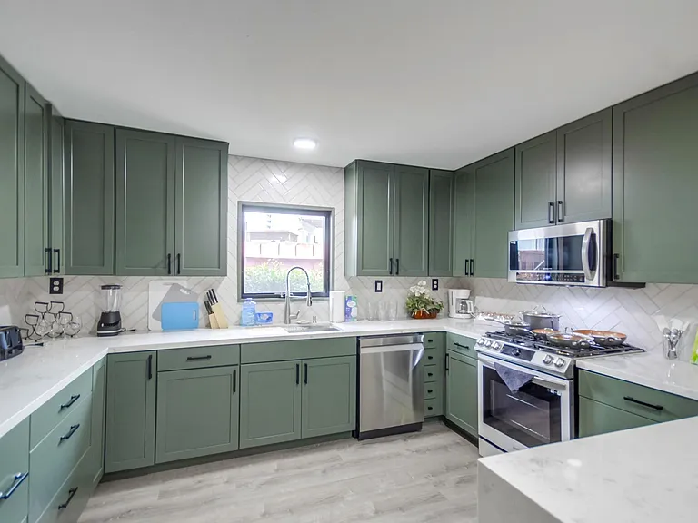 Whip up a homemade feast or grab a snack _ a fully stocked kitchen has everything you need
