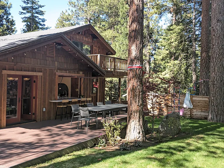 Back deck provides private entertaining space with direct access to kitchen