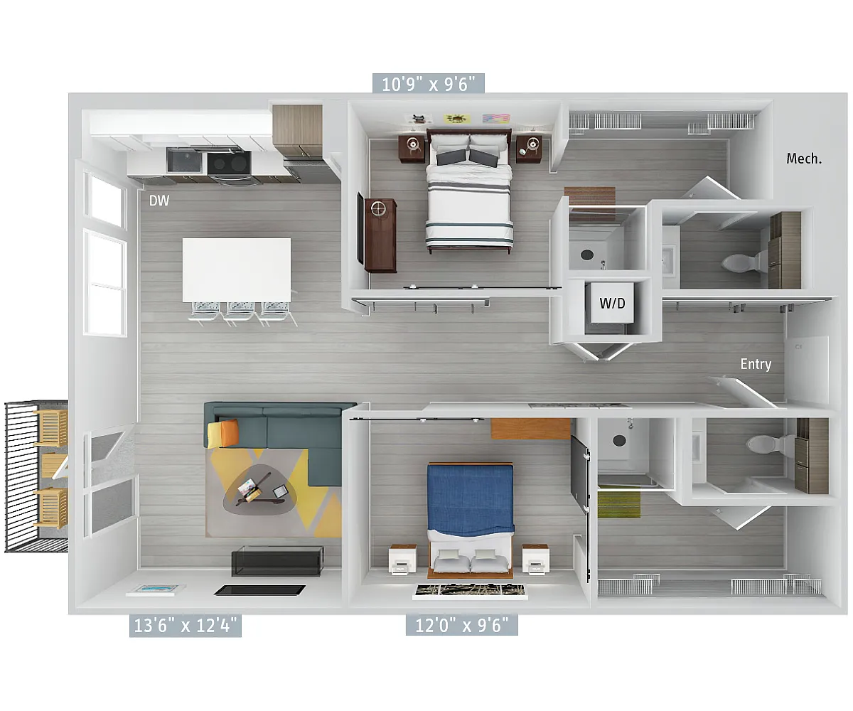 Floor plan B9-1014-UrbanUp