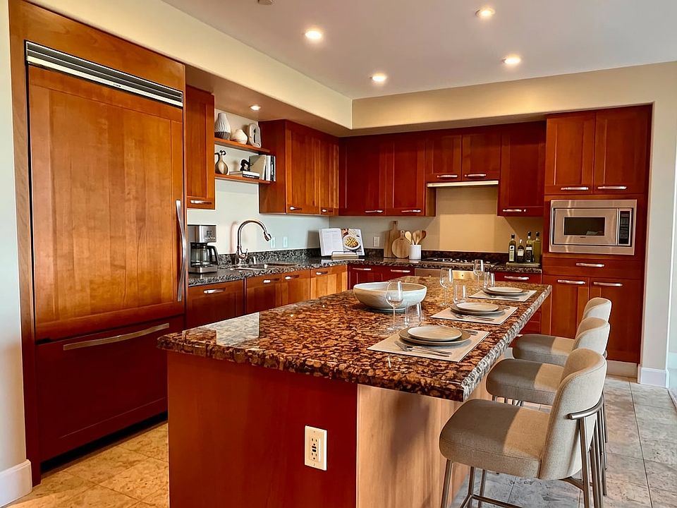 Virtually staged kitchen