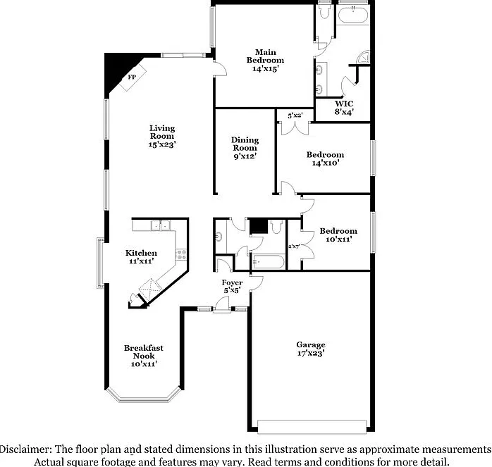 3 bed, 2.0 bath, 1475 sqft, $1,725 — Photo 2