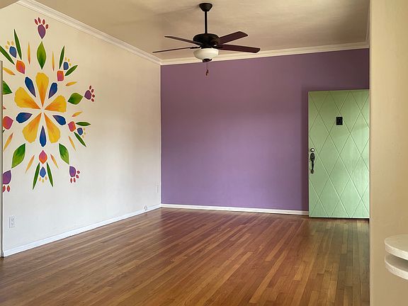 living room to front door
