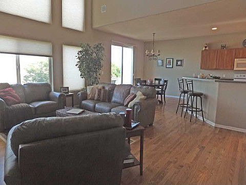 Bright open floorplan