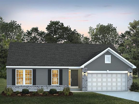 Elevation A with Brick