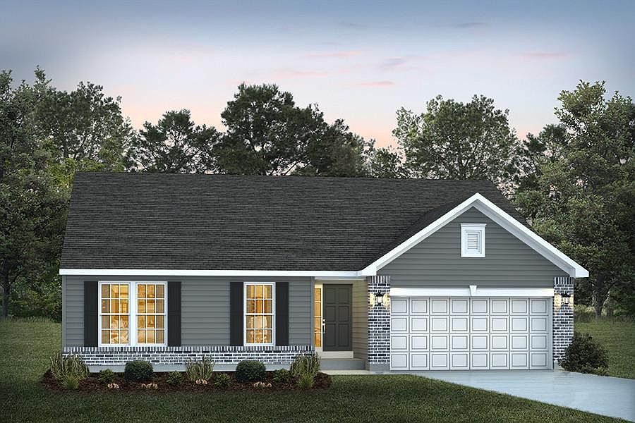 Elevation A with Brick