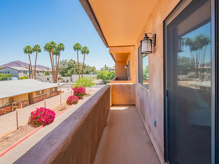 Master bedroom balcony