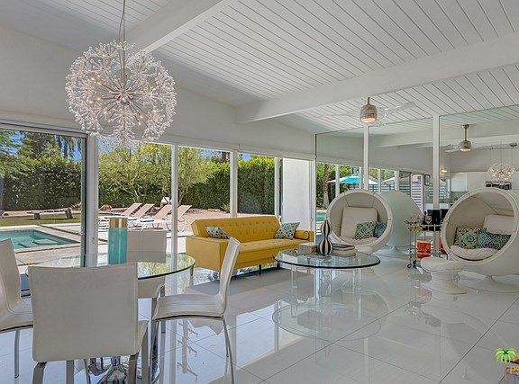 Living Room overlooking pool area