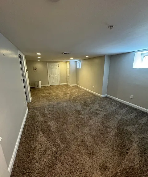 Lower floor living area.