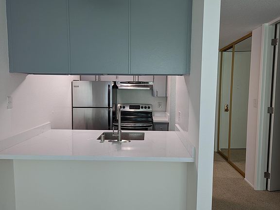 Kitchen and entry hall, closet.