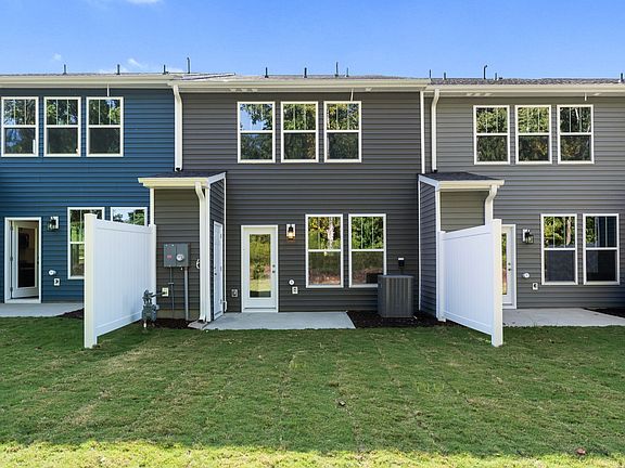 Exterior rear photo of a DRB Homes Litchfield home in the Tyger Ridge Community