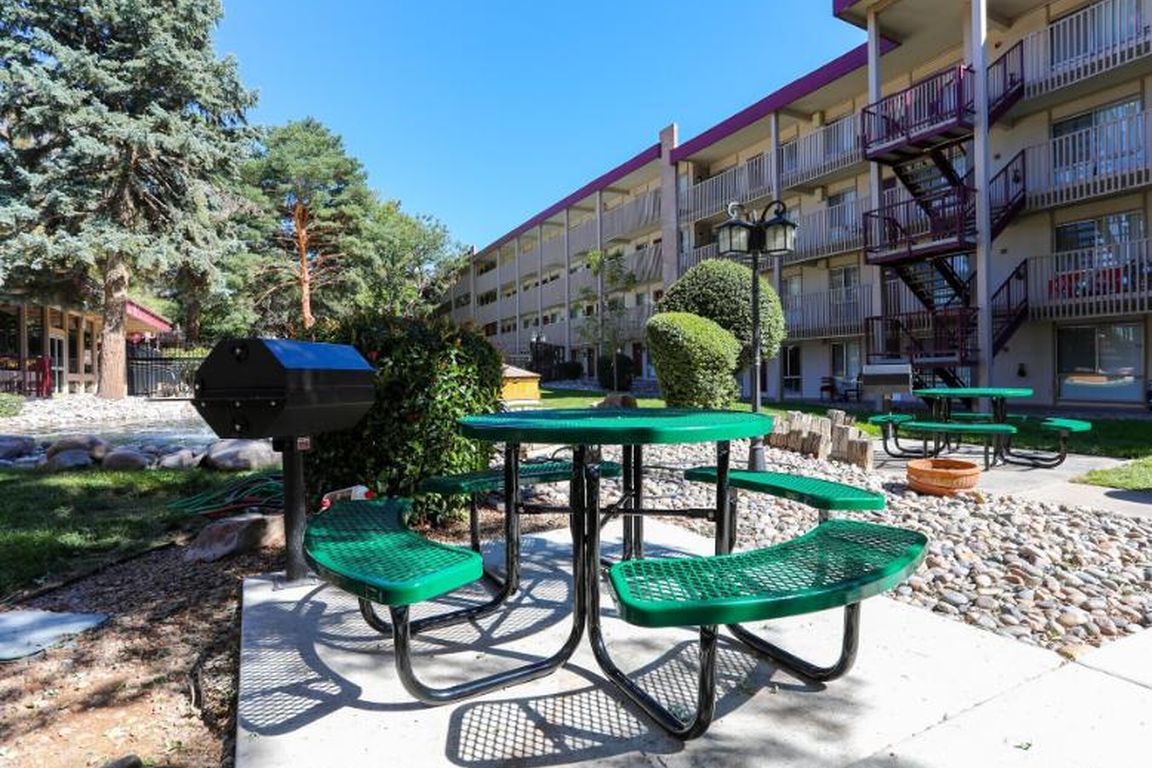 The BBQ and picnic area offers the perfect setting for a delightful outdoor gathering.